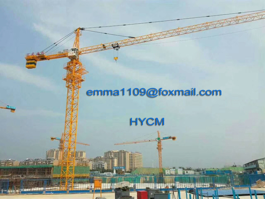 الصين HUIYOU TC6013 Arrow Head Tower Crane 40m ارتفاع العمل تشييد المباني المزود