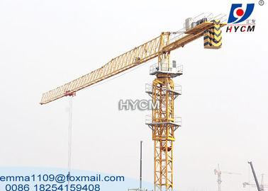الصين 64M برج كرين بوم طول معدات البناء المدني 12 طن عاري الصدر نوع المزود