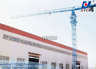 الصين شقة توب تاوركرين 6 طن QTZ63-PT5510 55m بوم برج طويل كرين الرسم البياني المزود