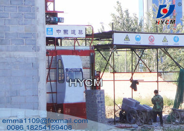 الصين 1tons بناء خارجي مصعد سلامة البناء مرفاع مع تحكم العاكس المزود