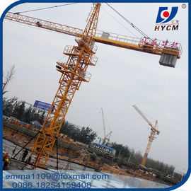 الصين 380V / 60HZ امدادات الطاقة برج كرين QTZ5015 50M 1.5T تحميل كتلة الصاري المزود