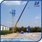 حار 6tons رخيصة Facotry السعر PT6013 Topless Tower Crane 2.5m Block Mast 40m Height المزود
