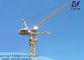 D5520 تلسكوبي الهيدروليكية رافعة برجية 18T Luffing مواد البناء المزود