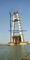 8T 50m Luffing برج كرين مع قاعدة تثبيت قابلة لإعادة الاستخدام D5015 L46 Mast المزود