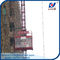 SC100 قفص واحد بناء مرفاع سكني مصعد مواد البناء والعمال المزود