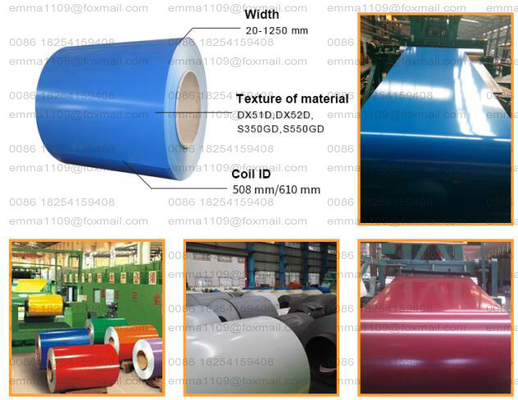 الصين PPGI Color Prepainted ألواح الصلب المجلفن الأثاث وصناعة النقل المزود