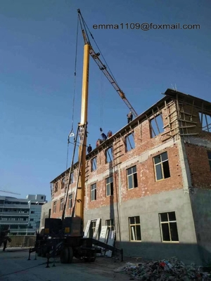 الصين 3t تحميل 24m بوم 20 م كحد أقصى ارتفاع العمل رافعة برجية ذاتية التسلق للإسكان السكني المزود