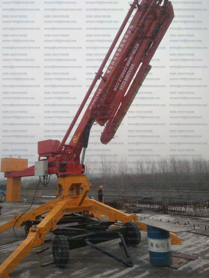 الصين HGY13 13m Boom Concrete Placer 3M المطاط خرطوم مع مداد المزود