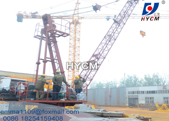 الصين جديد OEM 8t Derrick Tower Crane QD3023 موديل 30M Luffing Jib 2.3t طرف تحميل المزود