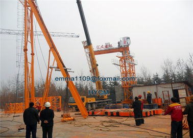 الصين QTD5030 Luffing برج كرين 50M الجيب بوم طول 12T الوزن تحميل المزود