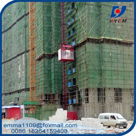 الصين SC100 قفص واحد بناء مرفاع سكني مصعد مواد البناء والعمال المزود