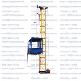 الصين 1TONS SS100 مادة مصعد بناء مرفاع 24m إلى 60m إرتفاع 380V 60Hz المزود