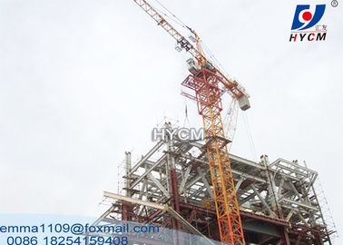 الصين QTZ5013 Hammerhead Tower Crane 2.5m Block Mast Sections 10 Story Building المزود