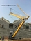 24m Jib Load 1t Self Climb Tower Crane مع عجلات لبناء 4 طبقات المزود