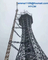 QTZ100 8tons Tower Crane Faucet Free Stand 50m L46A Split Mast Section في روسيا المزود