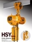 رافعة سلسلة نوع HSY 500 كجم إلى 35 طن سلسلة مفردة أو مزدوجة للرافعات المزود