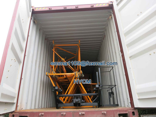 QTZ50 ((5010) رافعة برج رأس القطط 4 طن مزدوجة للصادرة