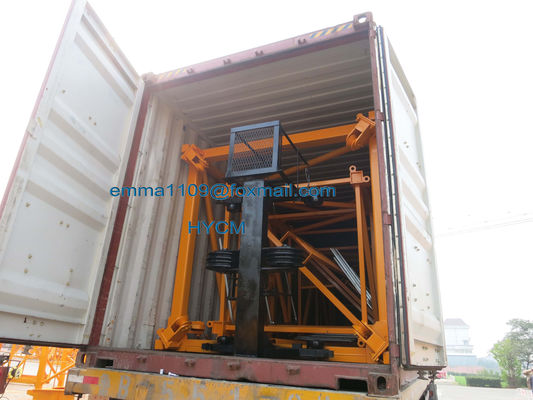 5 طن QTZ63 رافعة برج رأس المطرقة رافعات البناء برج تلسكوبي