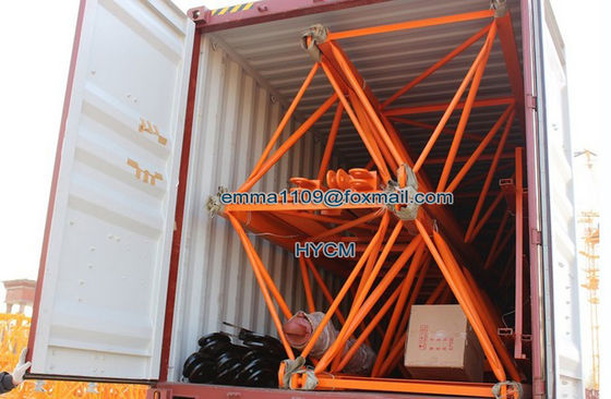 اقتباس QTZ80 رافعة برج التسلق الخارجي 8t Max.Load For High Building