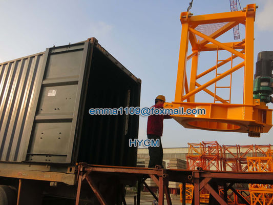 TC5610 6 طن رافعة برج جيب لمشاريع البناء المدني