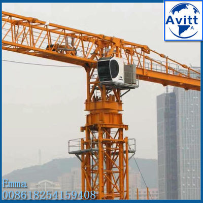 12tons QTZ250 PT7025 رافعة برجيه عاريات 70 متر أفقي بوم 50 متر ارتفاع حر