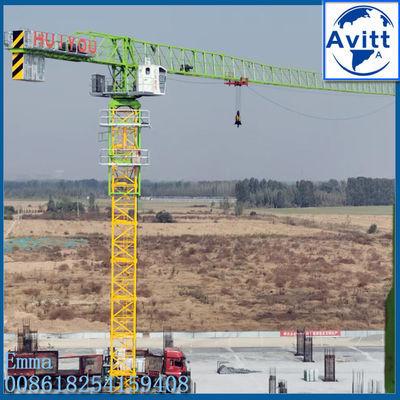 8tons Hot Model PT6013 Hammer Head Crane Tower قائم بذاته ارتفاع العمل