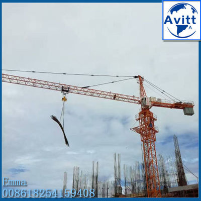 QTZ160 65M رافعة برج جيب 10 طن حمولة مشروعات البناء الآلات