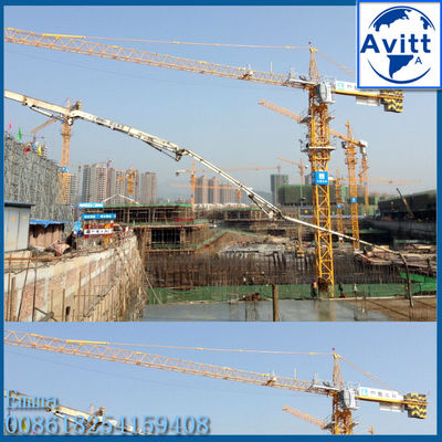 10 طن TC5525 الرافعة البرجية 182ft بوم 55 متر CIF قطر السعر
