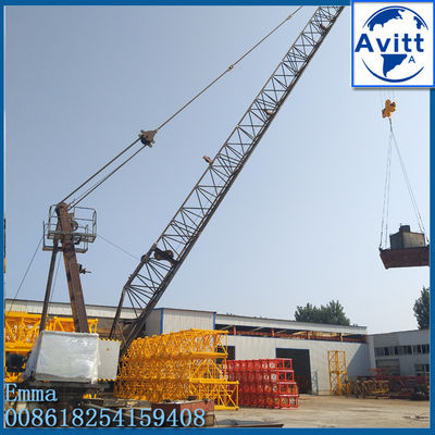 QD150 رافعة دريك 30m العمل Jib 6.0t رأس الحمل و 10t Max.Load