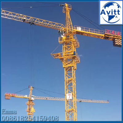Qtz63 5510 توركيت برج الرافعة المواصفات 55M العمل طول جب 6طن الحمل